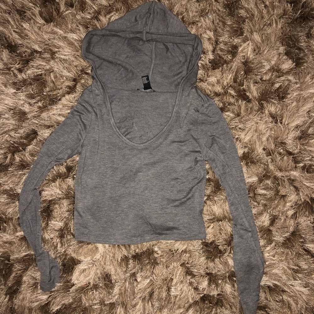 Cropped Hoodie Tee!!